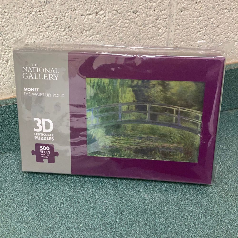 The National Gallery Monet The Water Lily Pond 500 Piece Jigsaw Puzzle New Seale